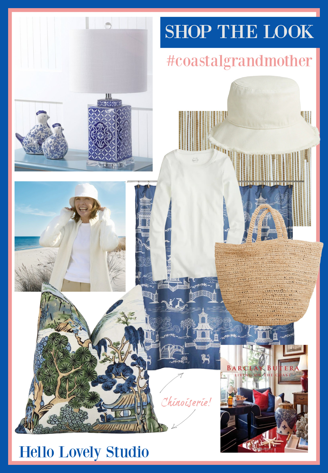 Coastal Grandmother shop the look style on Hello Lovely Studio. #coastalgrandmother #homedecor #fashion #coastalstyle