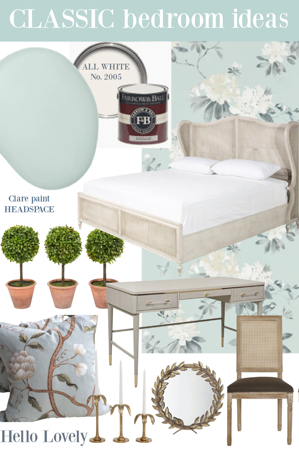 Classic Bedroom Ideas - Hello Lovely Studio. #classicdecor #bedroomdecor