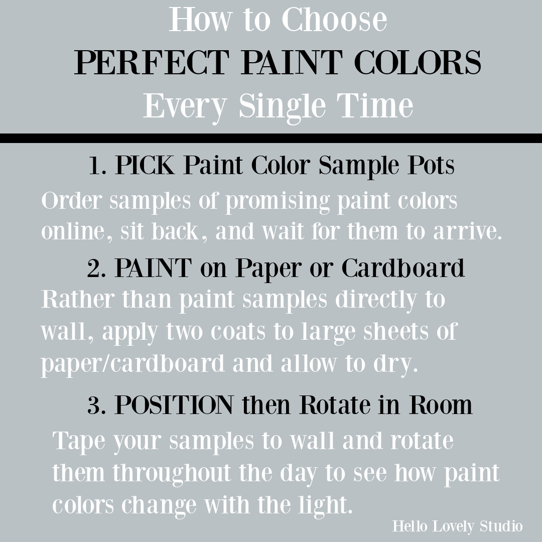 How to choose perfect paint colors every single time - Hello Lovely Studio. #paintcolors #thebestpaintcolors