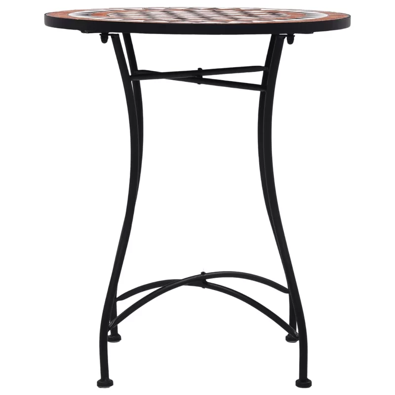 Round concrete top bistro table