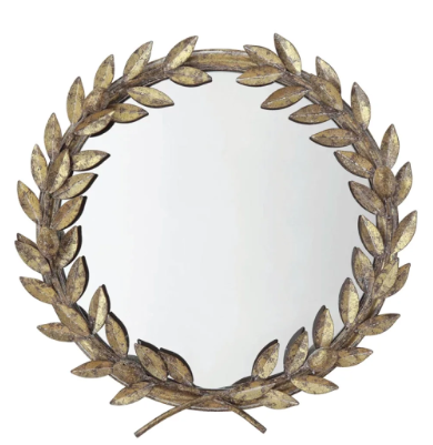 Antique laurel wreath mirror, Brooke and Lou