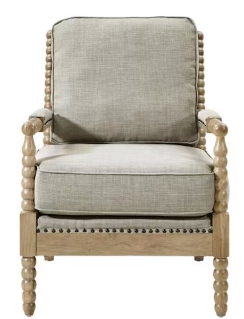 Spindle accent chair, Home Depot