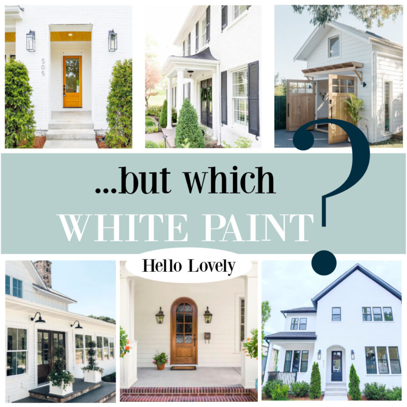 Which is the Best Exterior White Paint for Home? Hello Lovely
