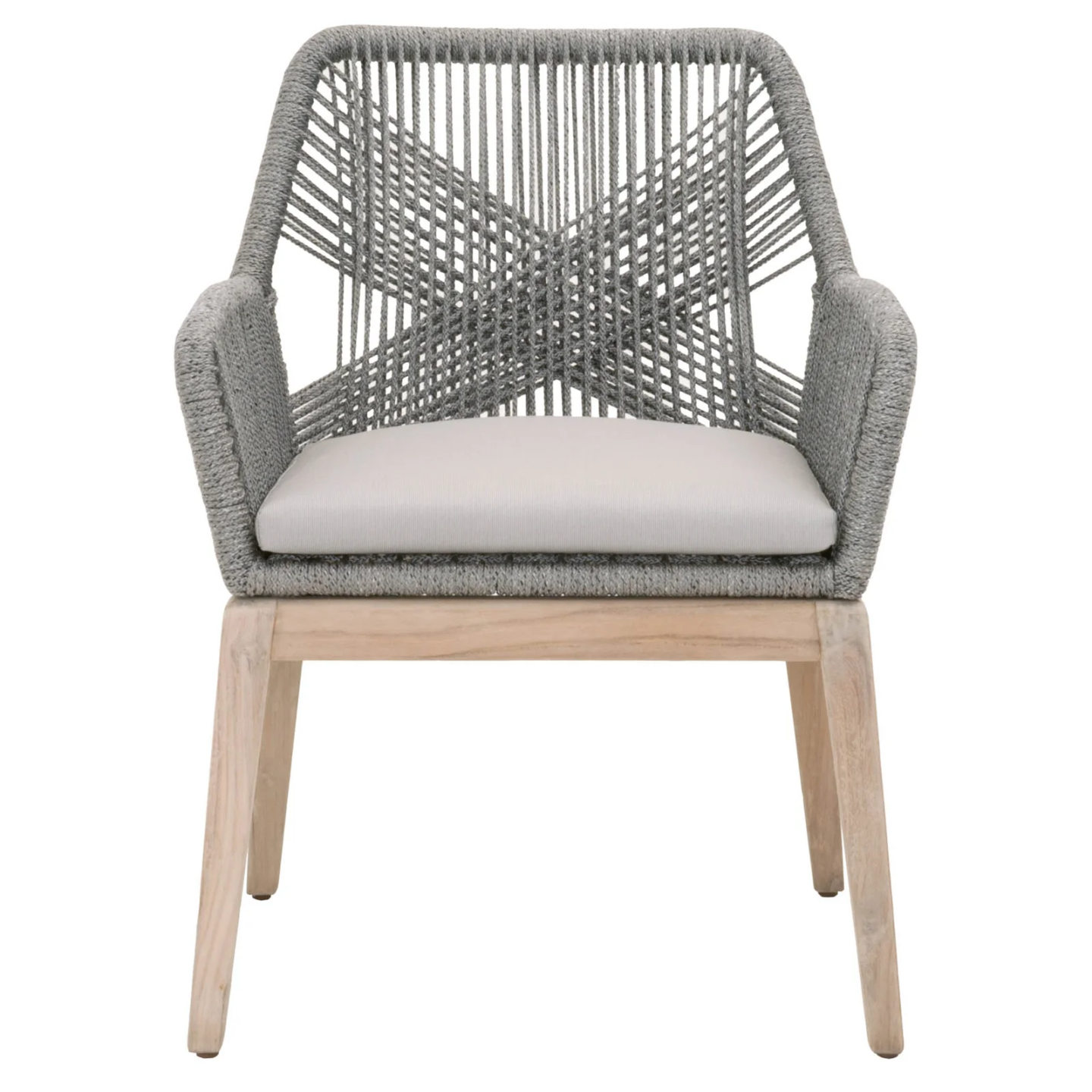 Rosamund woven rope arm chair, set of 2 from All Modern