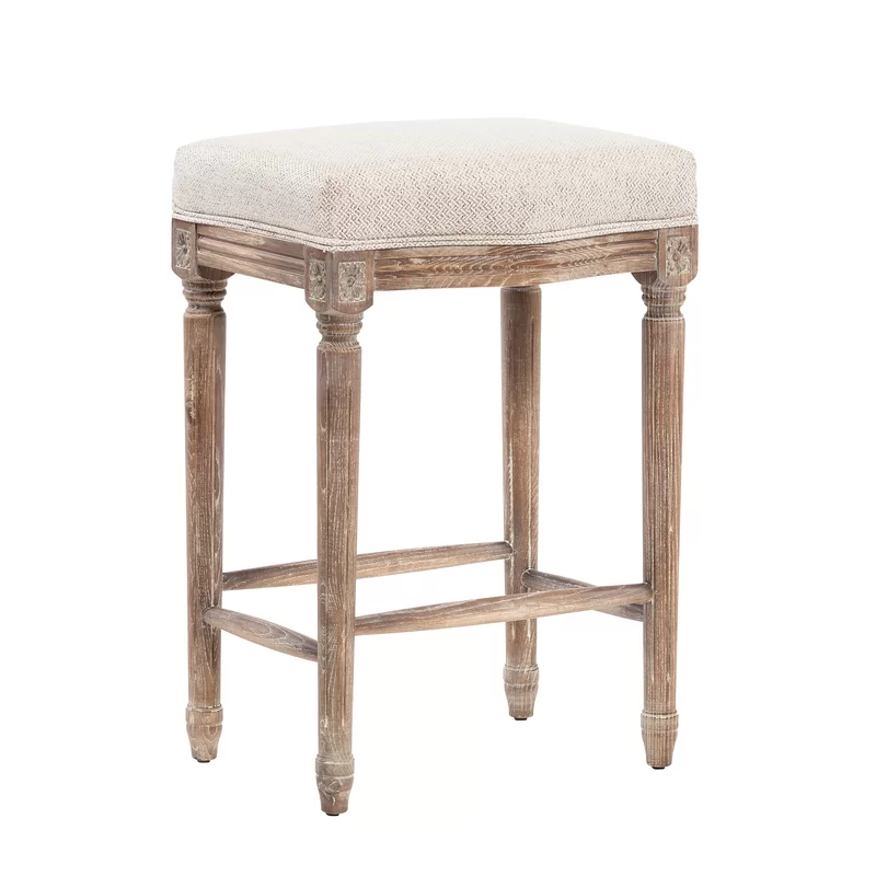 Distressed country French counter stool. #counterstools #frenchcountry