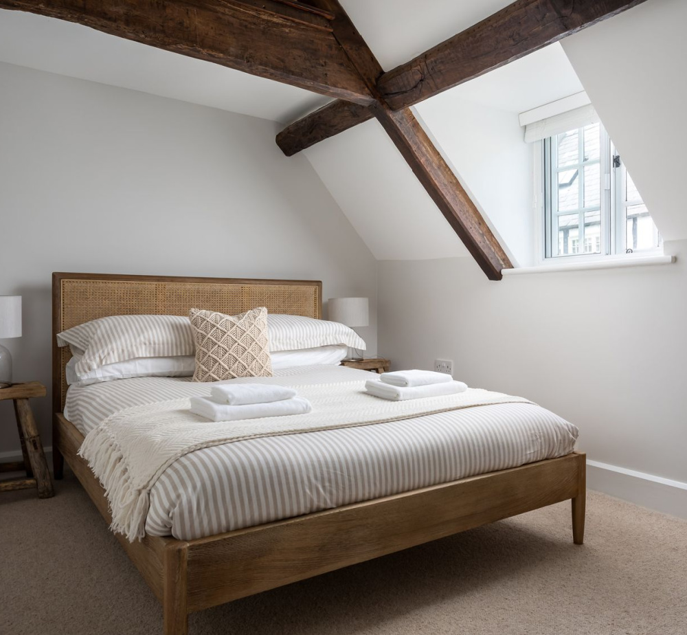 Bedroom in Abbots Cottage - a charming vacation rental in the Cotswolds. #cotswoldscottages