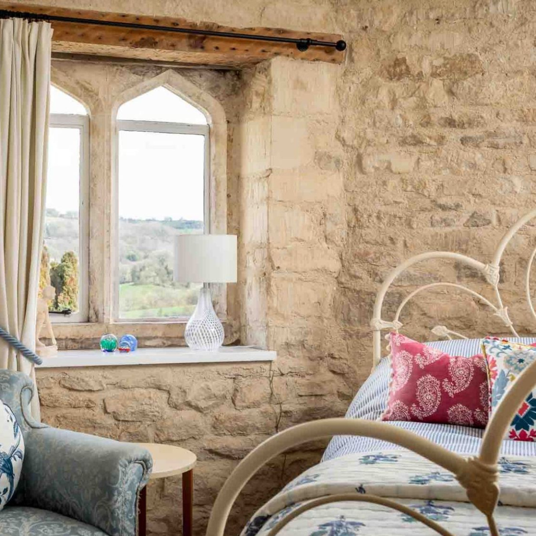 Bedroom in Abbots Cottage - a charming vacation rental in the Cotswolds. #cotswoldscottages