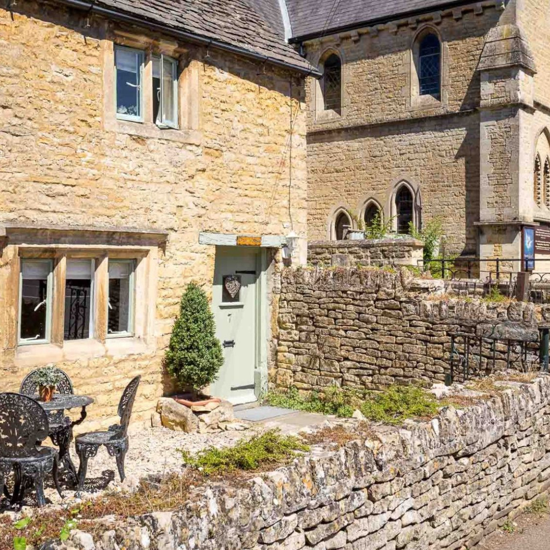Chapel Cottage - a stone Cotswolds vacation rental. #cotswold #cottageexteriors