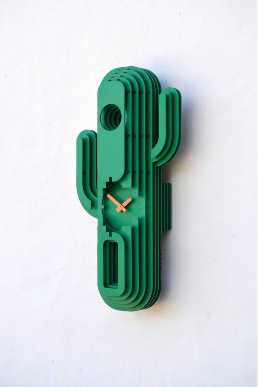Cactus Cuckoo Clock by PedroMealha on Etsy, a 2022 Etsy Design Award Winner. #cuckooclocks #cactusart