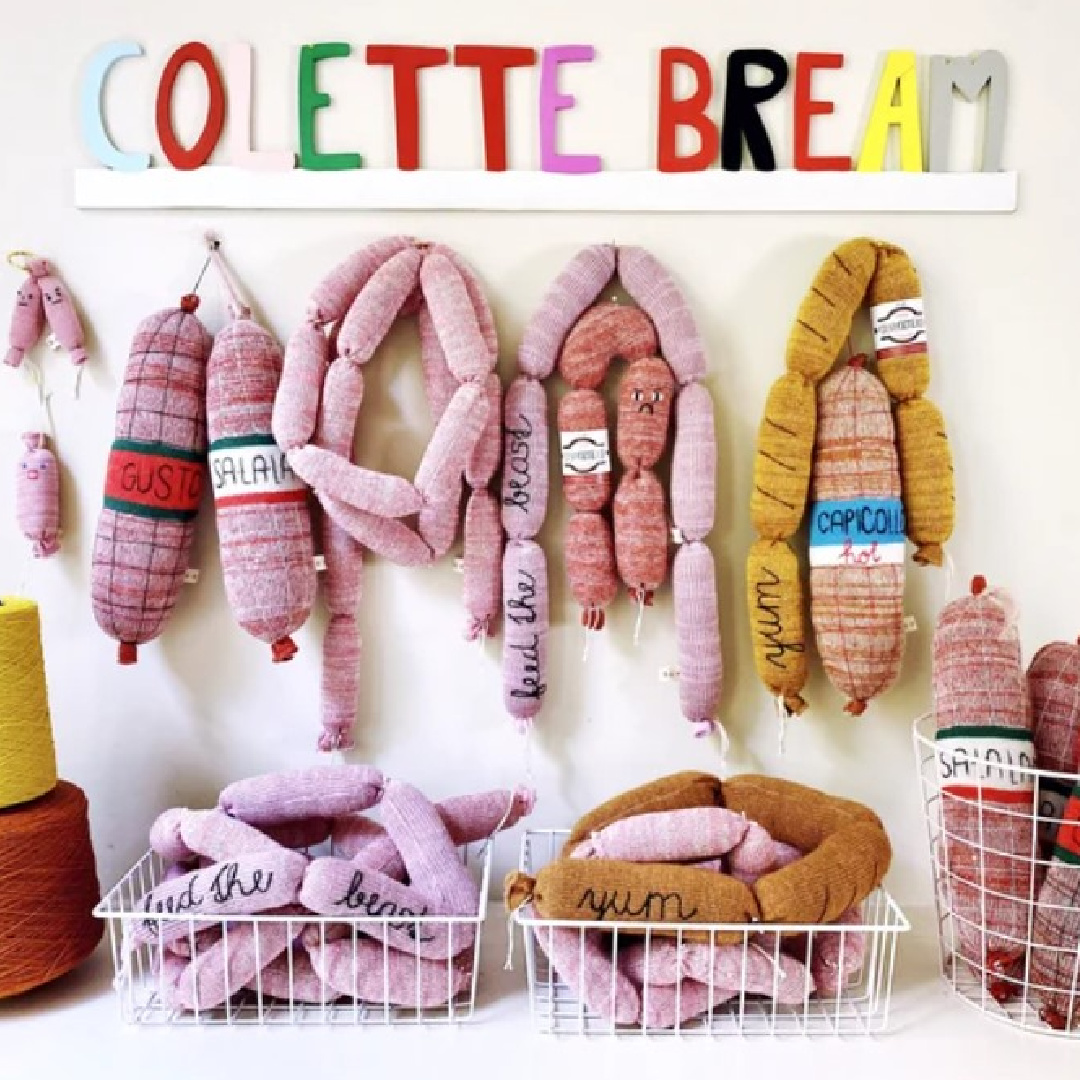 Knitted Charcuterie from Colette Bream on Etsy - whimsical soft kid toys from an Etsy Award Winner! #colettebream #knittecharcuterie #whimsicalhandmade