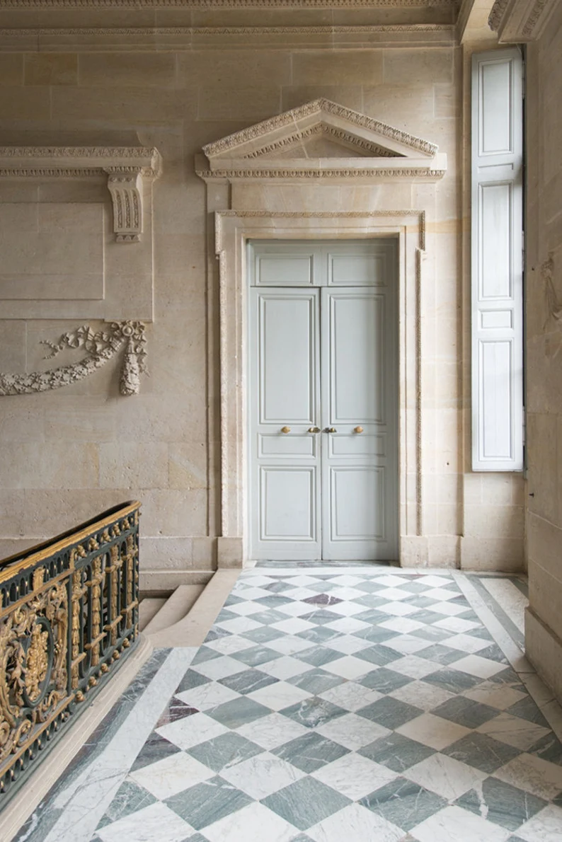 Breathtaking architecture at Le Petit Trianon - Versailles door print by GeoriannaLane on Etsy. #versaillesprint #parisphotos