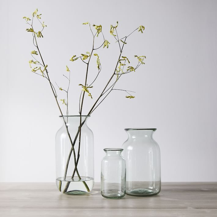 Clear glass apothecary jars, West Elm