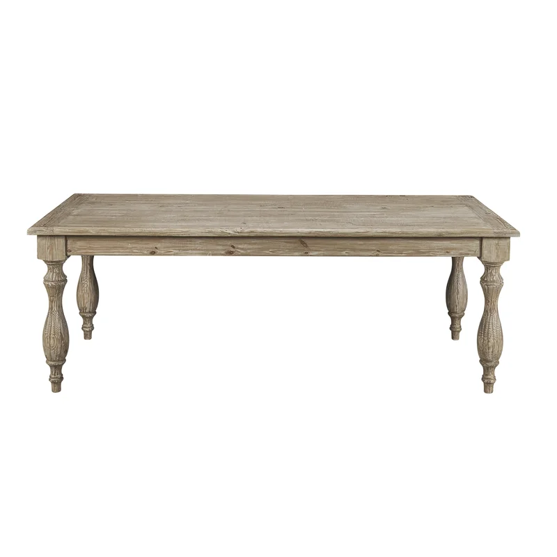 Solid pine wood dining table - a perfect addition to your French country space! #diningtables