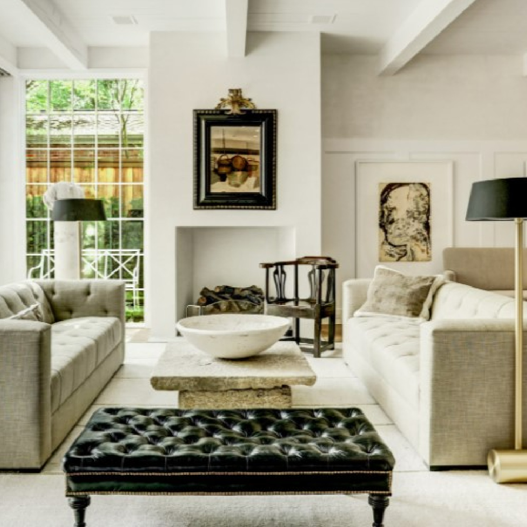 Darryl Carter designed family room in the MILIEU Showhouse 2020.