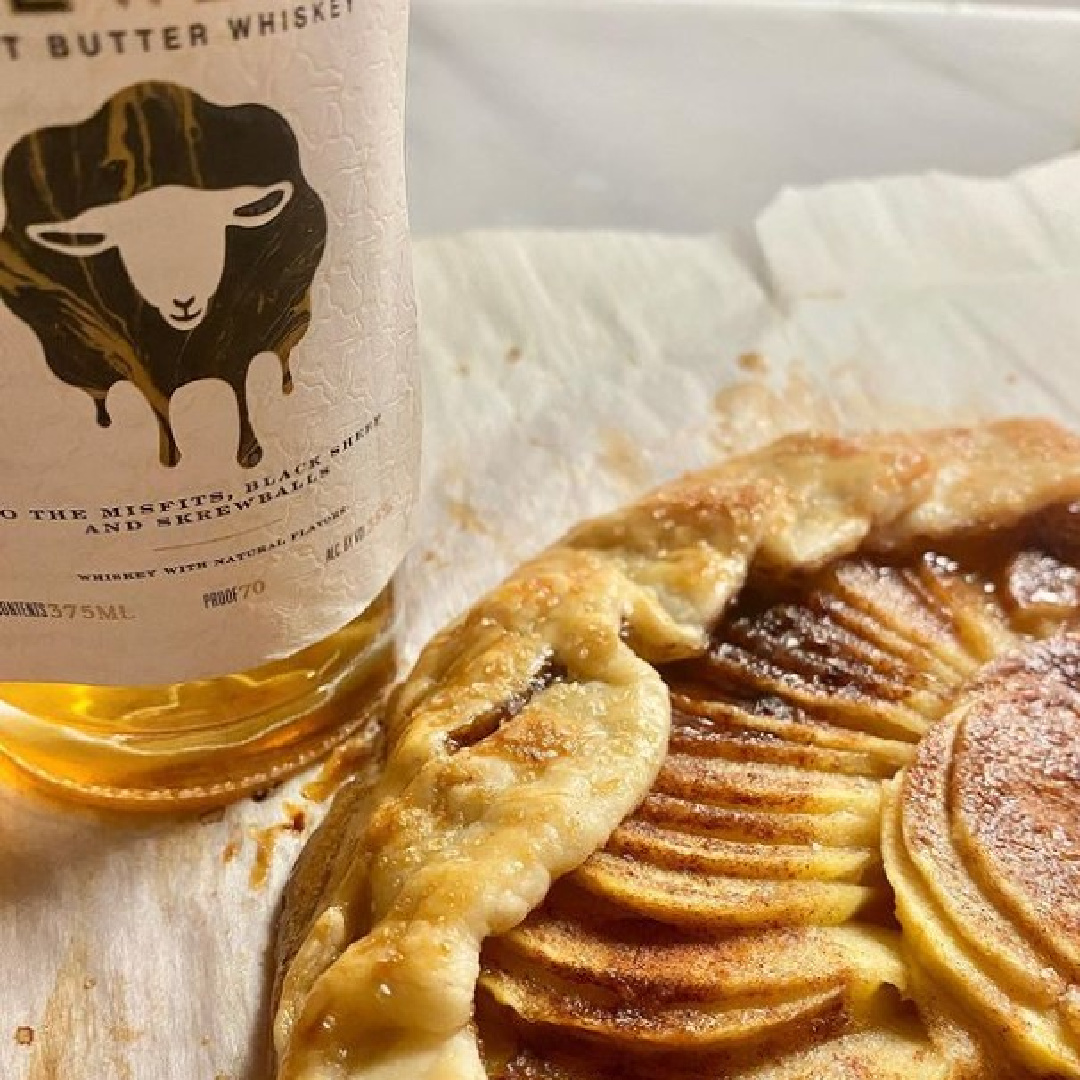 Apple galette and butter whiskey - @ijkpartners. #applegalette