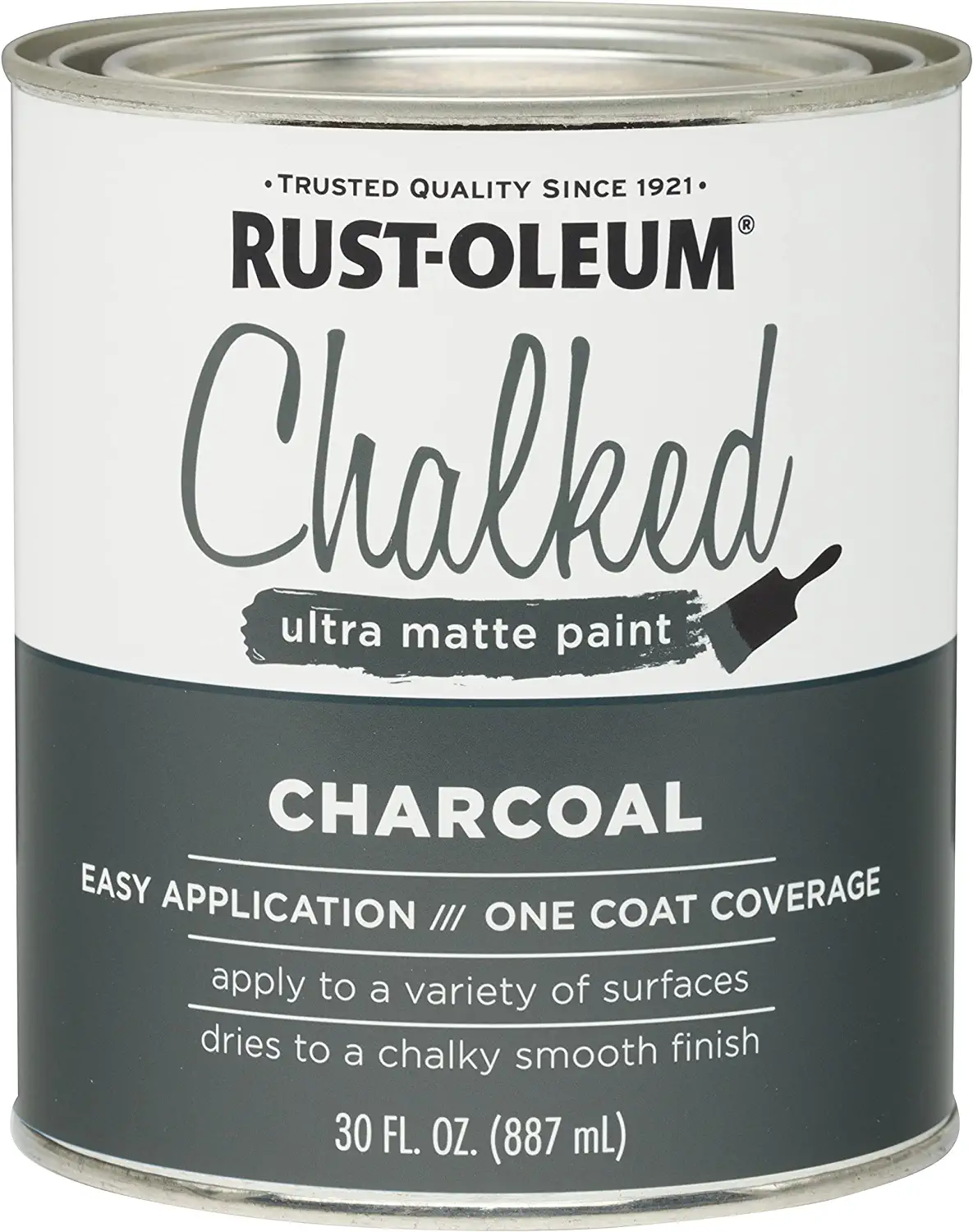 Rustoleum charcoal chalk paint