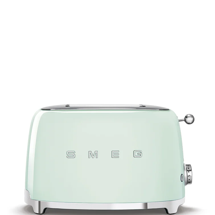Smeg toaster in pastel green