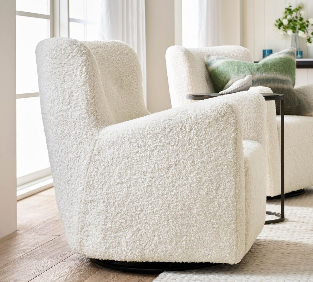 Boucle arm chair, Pottery Barn