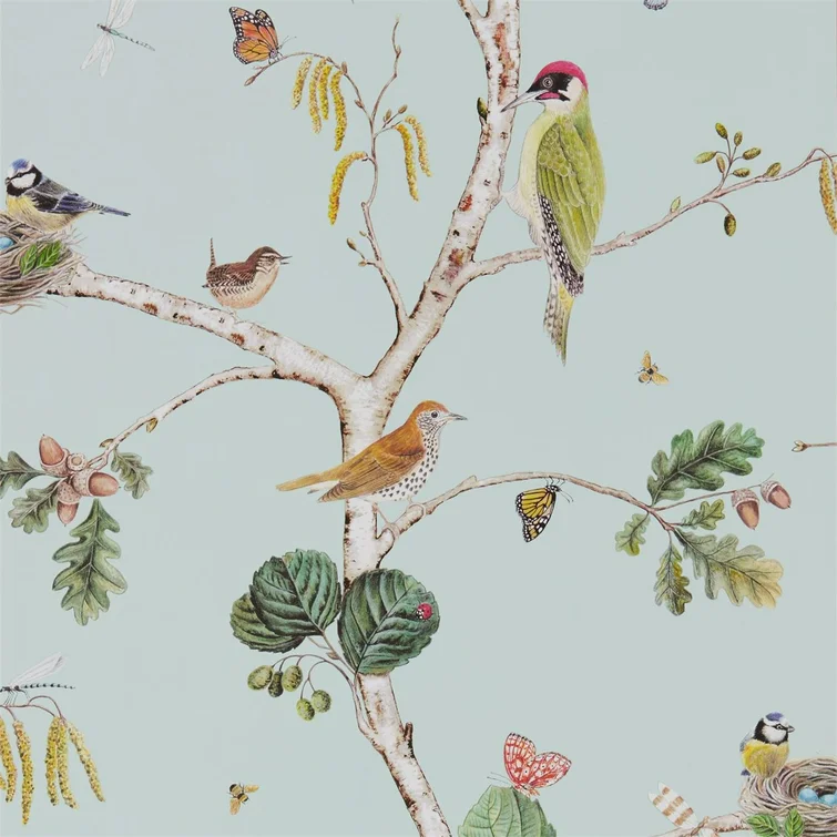 Sanderson Woodland Chorus Roll Wallpaper