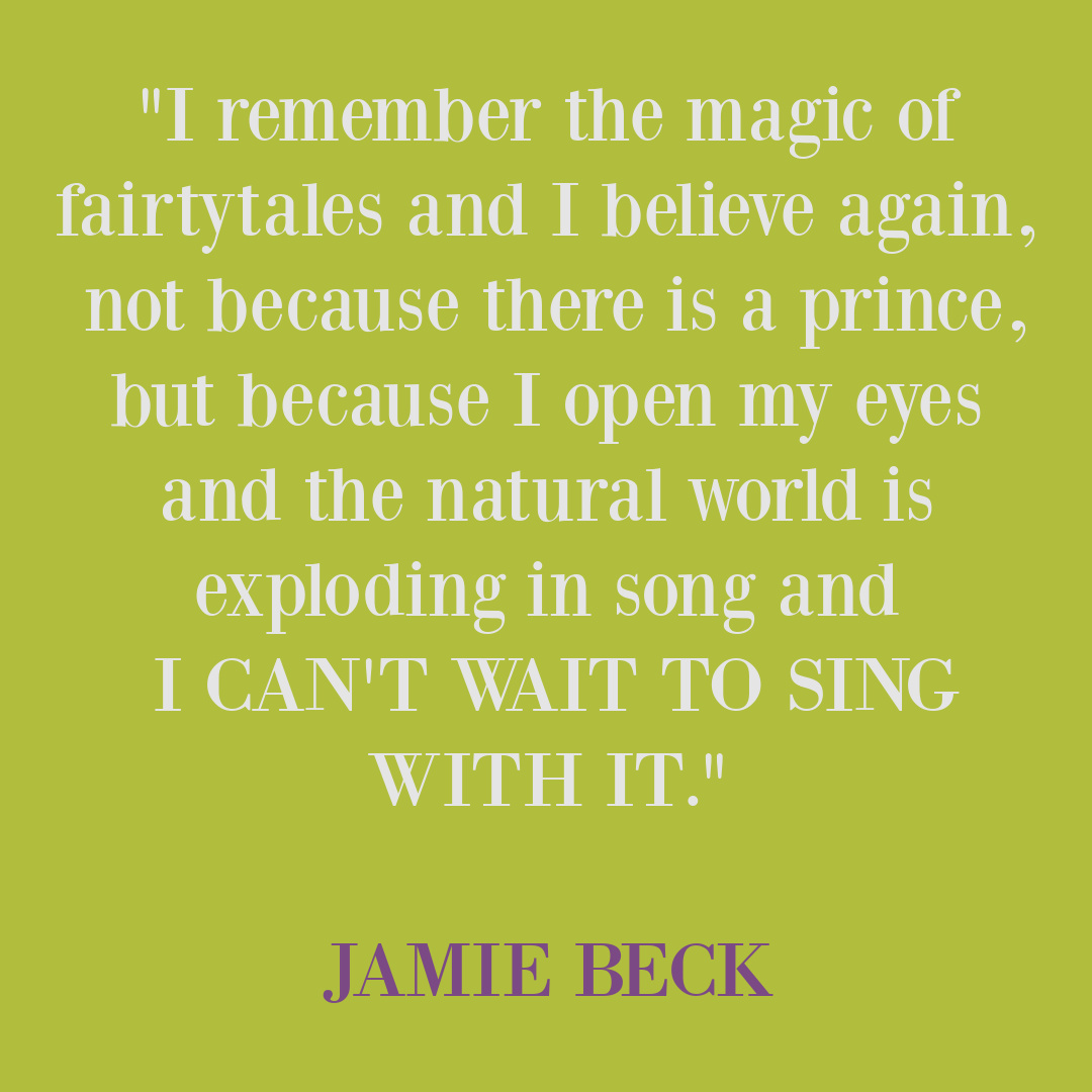 Jamie Beck quote from AN AMERICAN IN PROVENCE. #naturequotes #fairytalequote