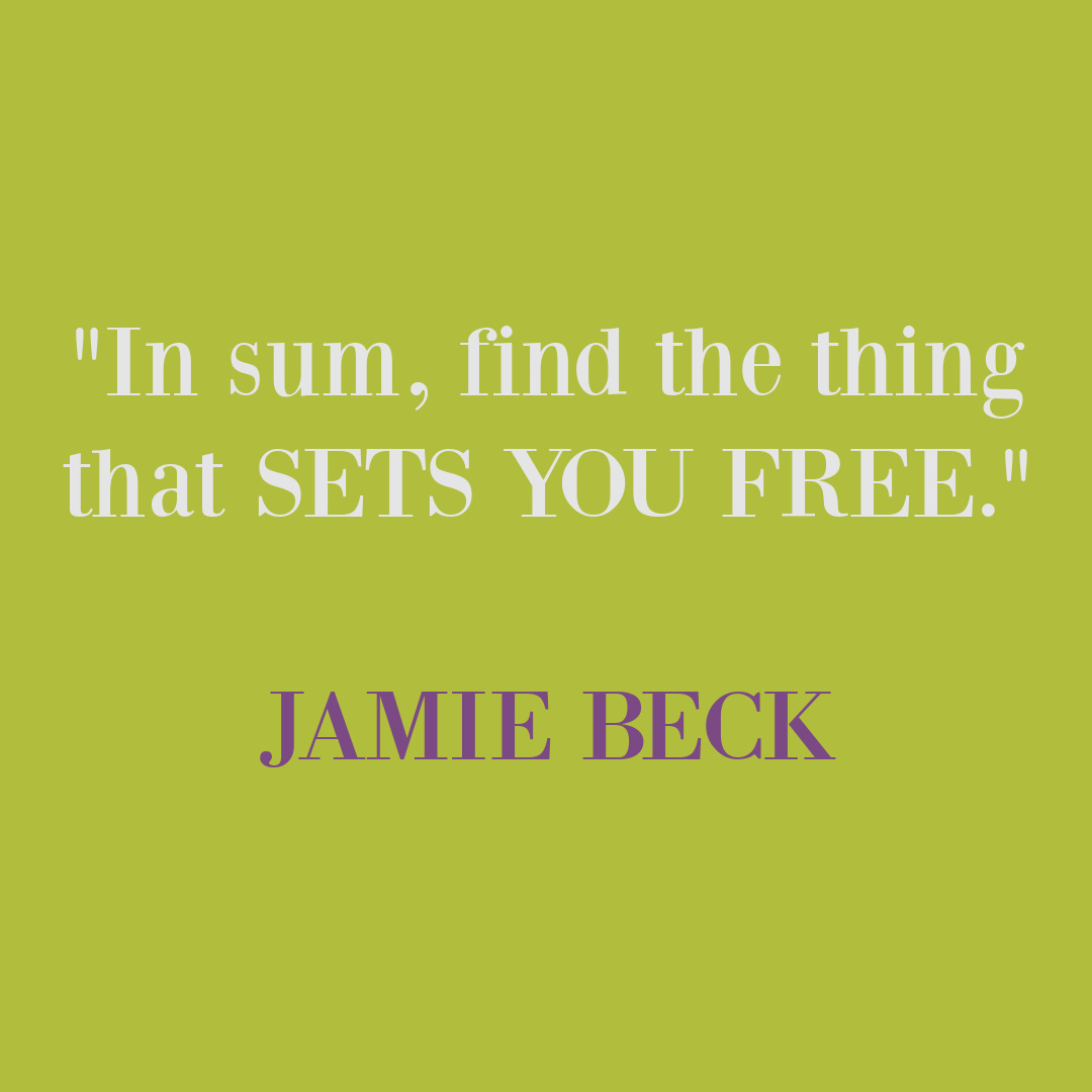 Jamie Beck quote from AN AMERICAN IN PROVENCE. #freedomquotes