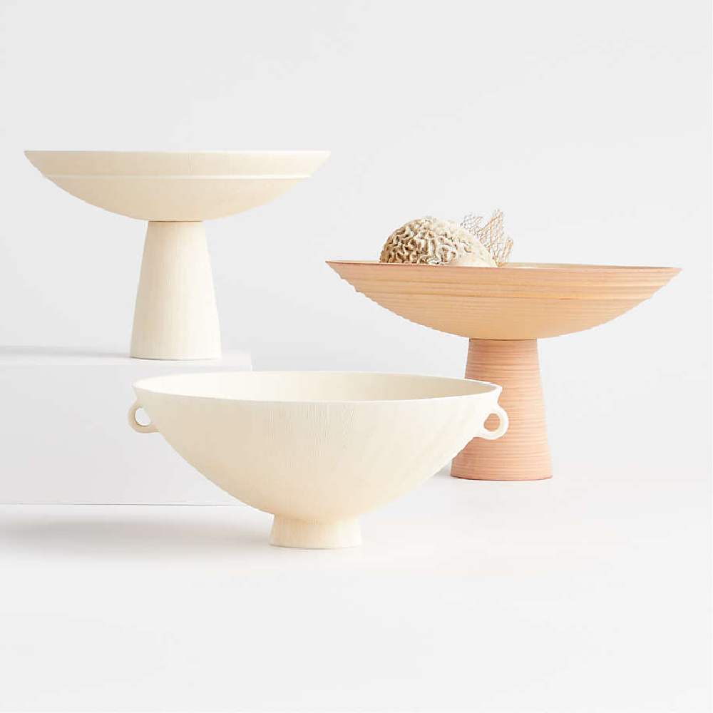 Centerpiece bowls by Athena Calderone for Crate & Barrel.