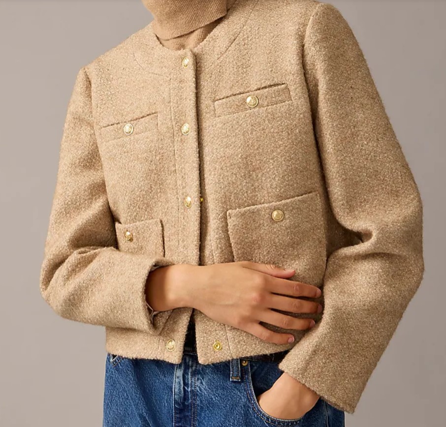 Cropped Lady Jacket, J. Crew.