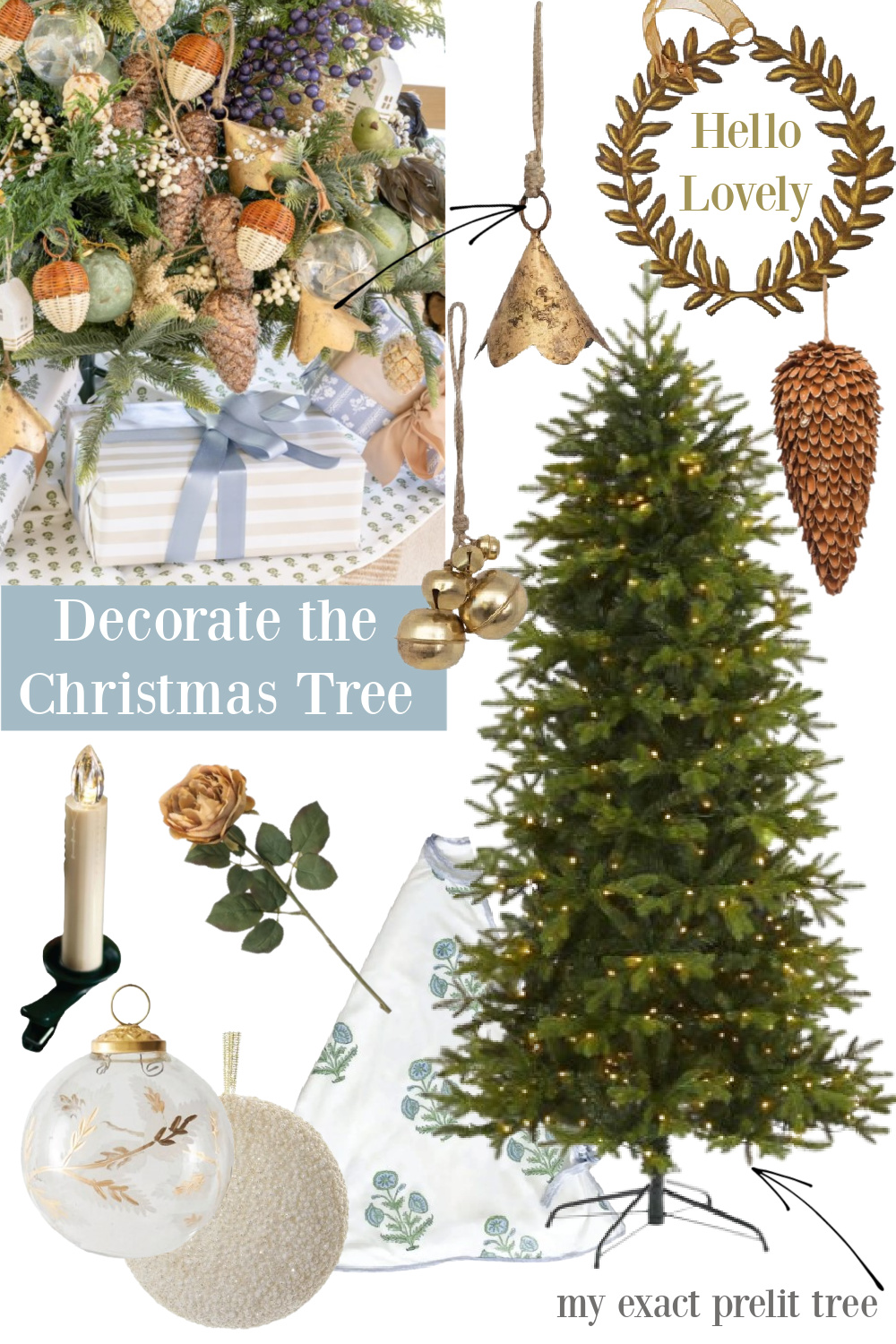 Decorate the Christmas Tree With These Lovely Finds - Hello Lovely Studio