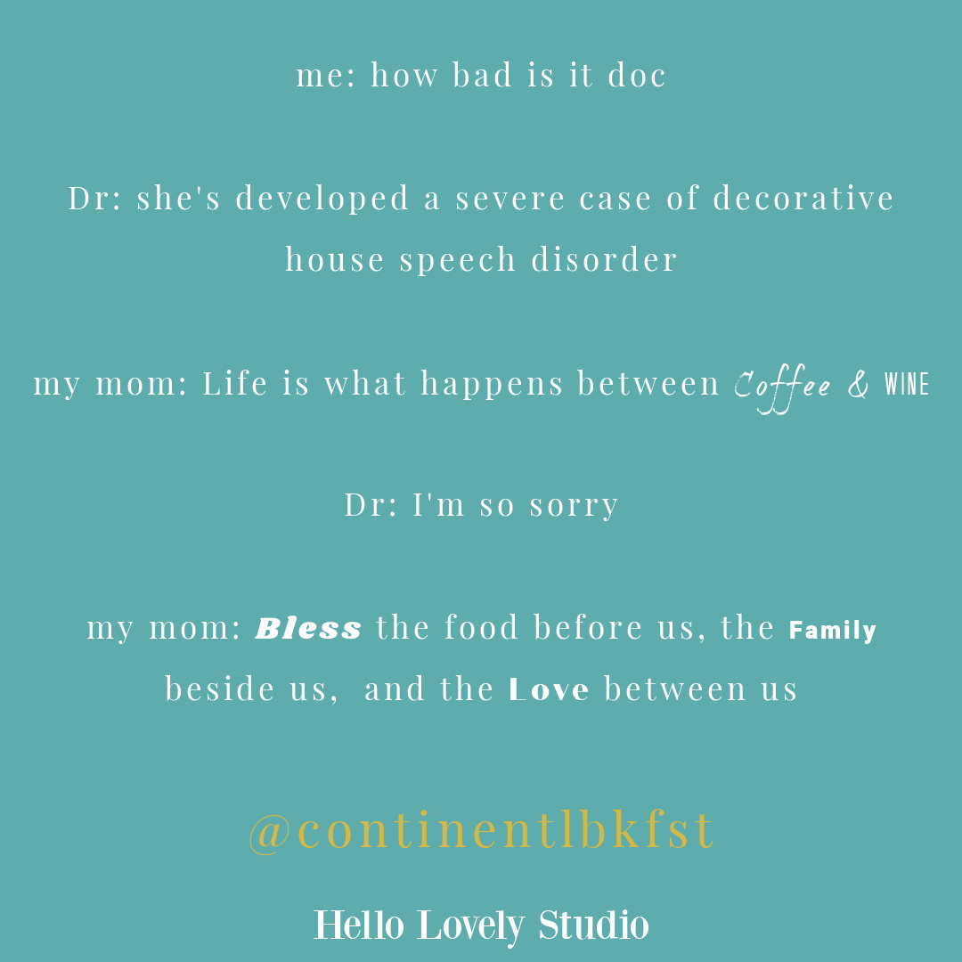 Silly tweet and whimsical humor on Hello Lovely Studio.