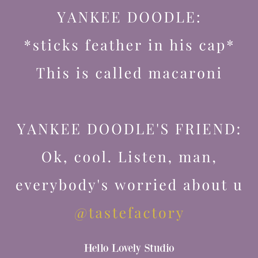 Silly tweet and whimsical humor on Hello Lovely Studio.