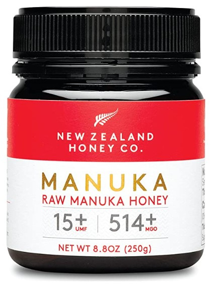 New Zealand Honey Co. Manuka Raw Manuka Honey with 15+ UMF and 514+ MGO. #manukahoney #bestmanukahoney