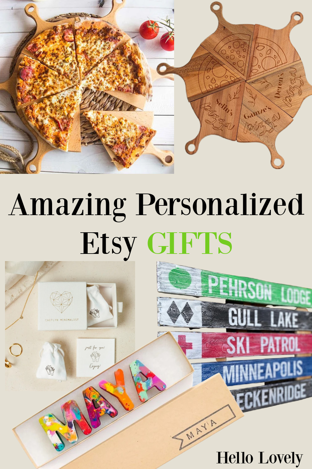 Amazing Personalized Etsy Gifts on Hello Lovely Studio. #giftguide #handmadegifts #etsygifts