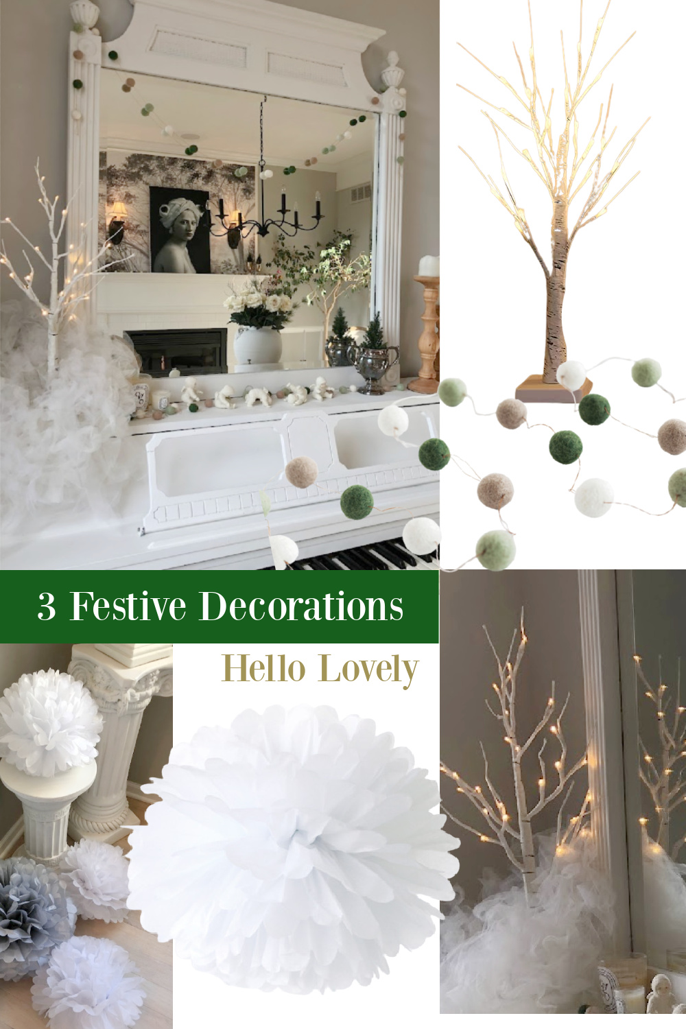 Festive Decorations for a Whimsical Christmas Look - Hello Lovely Studio. #whimsicalchristmas #holidaydecorations