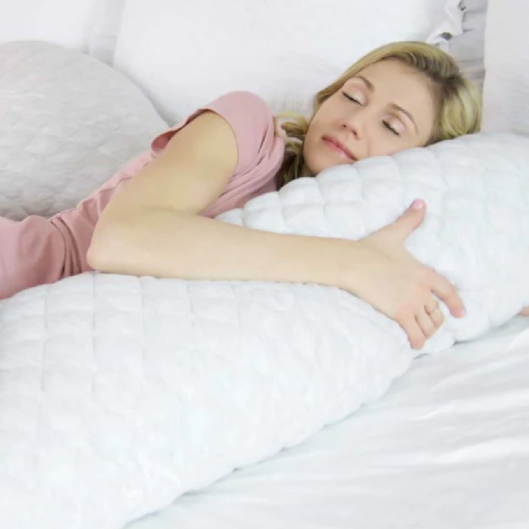 Honeydew Body Pillow is a perfect sized ultimate luxury body pillow for support and comfort. #bodypillow #luxurypillows