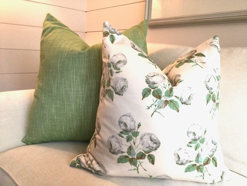 Colefax & Fowler Classic Boxwood Custom Pillow Cover, AccentMarks on Etsy