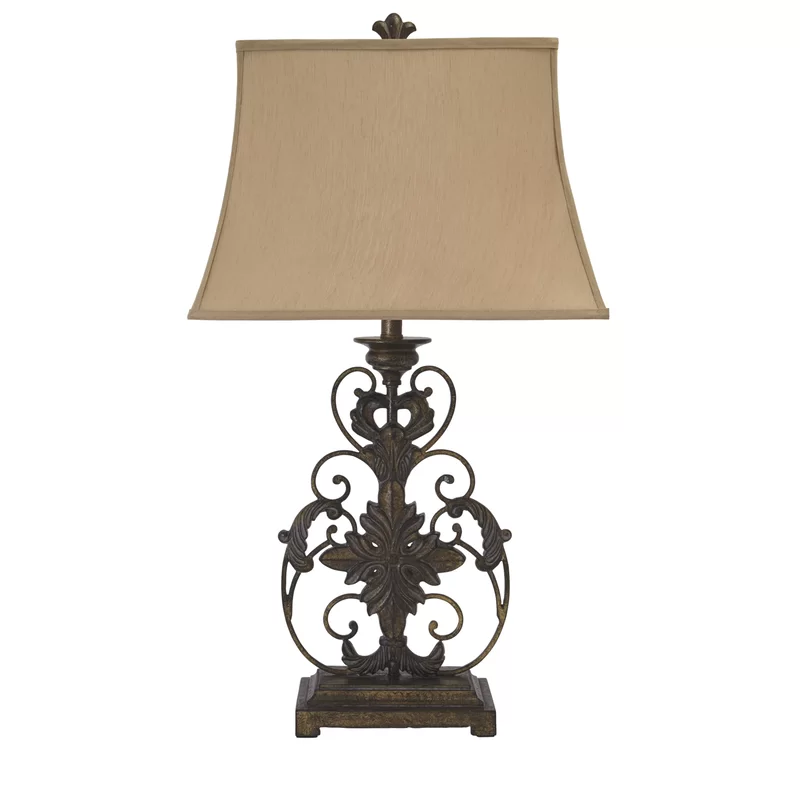 Fleur De Lis table lamp