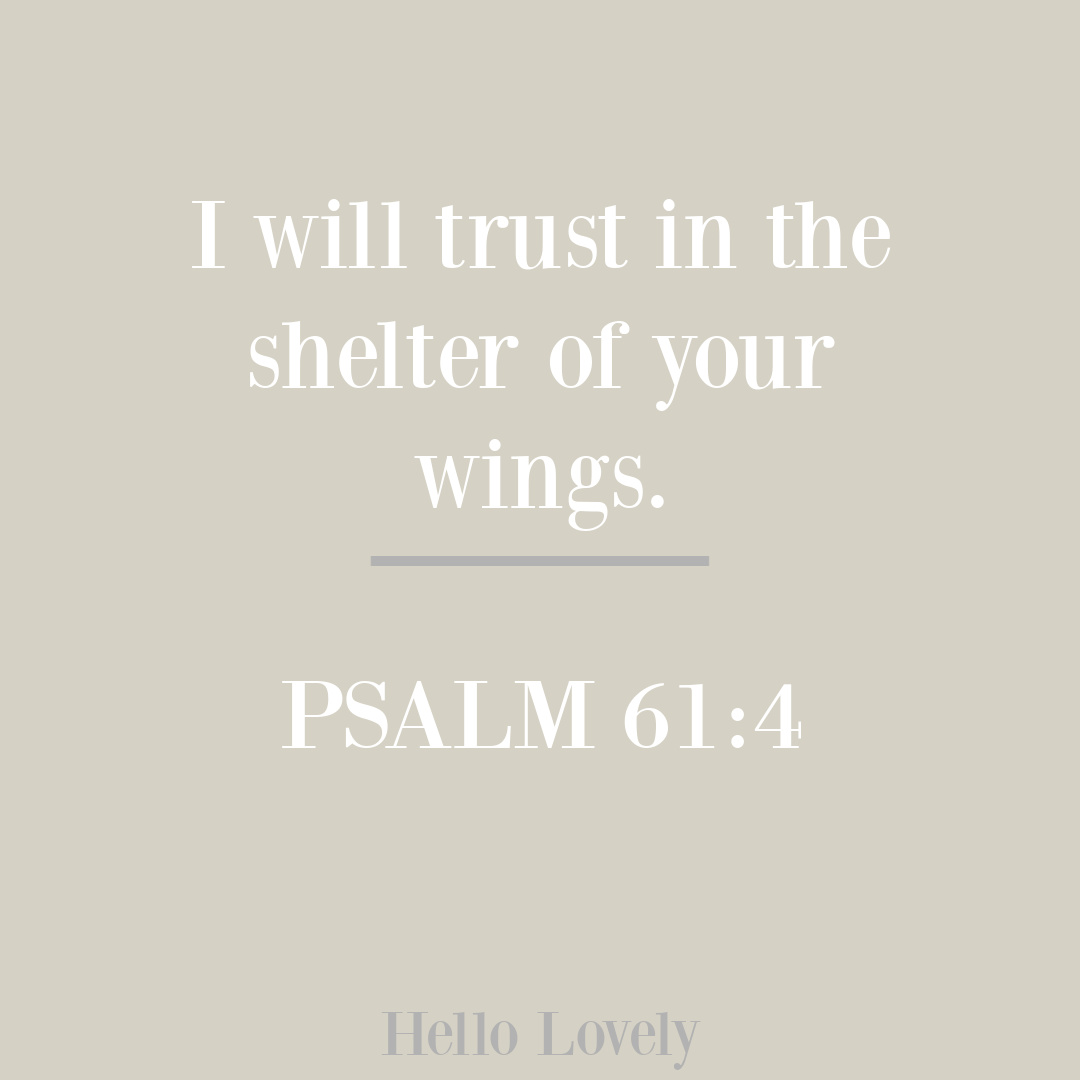 Angel quote on Hello Lovely Studio. #angelquote #psalm61