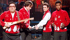 gif result for funny Christmas SNL band red sweaters wish it was Christmas today jimmy fallon