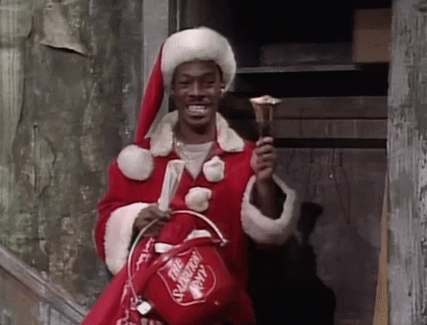 gif result funniest christmas snl eddie murphy bell ringer salvation army kettle