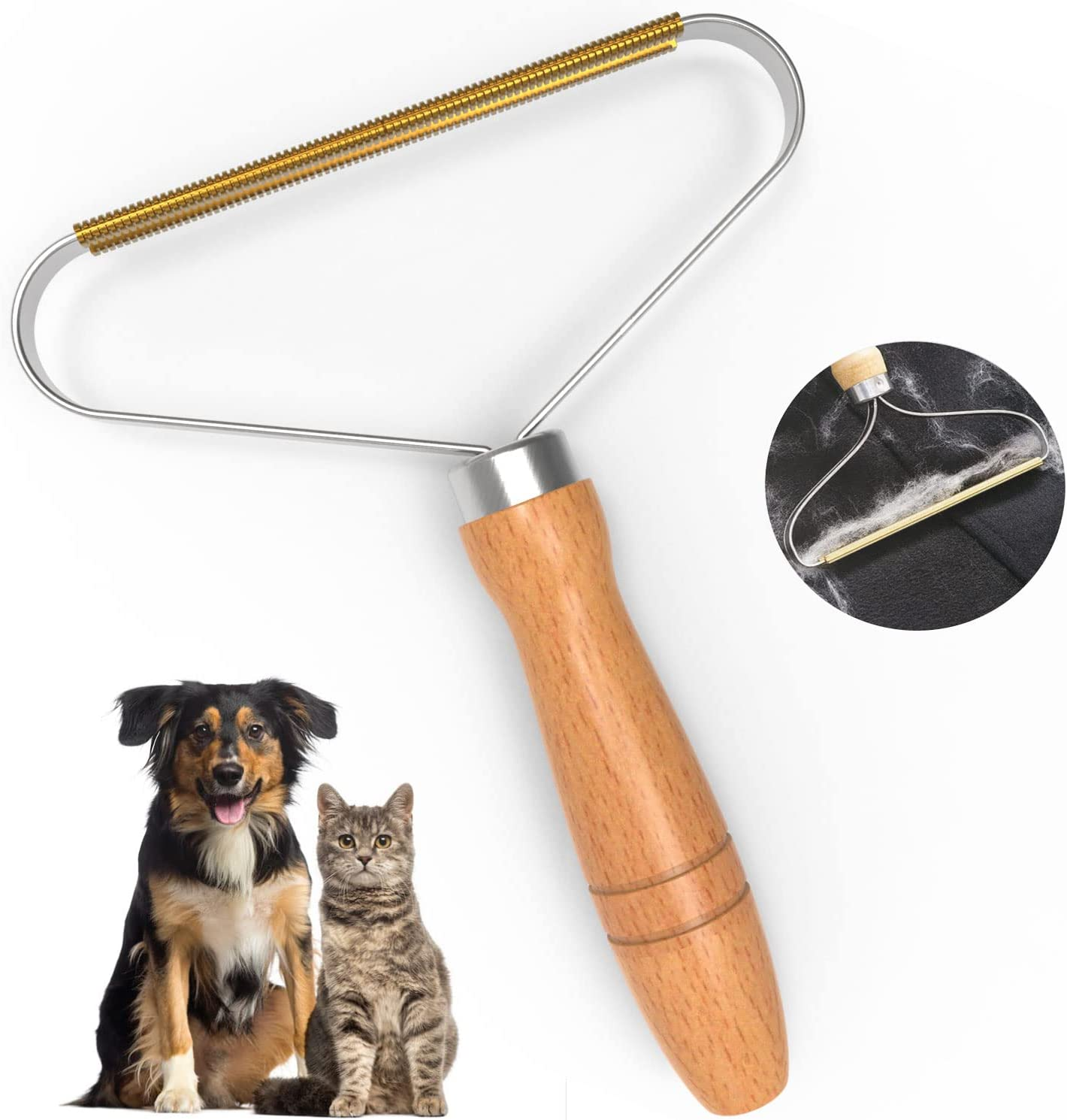 Pet hair removal tool