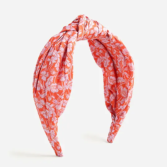 Knot headband in Liberty Print, J. Crew #knotheadband