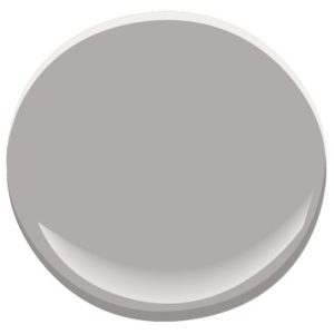 Benjamin Moore Stormy Monday 221-50 paint color swatch.