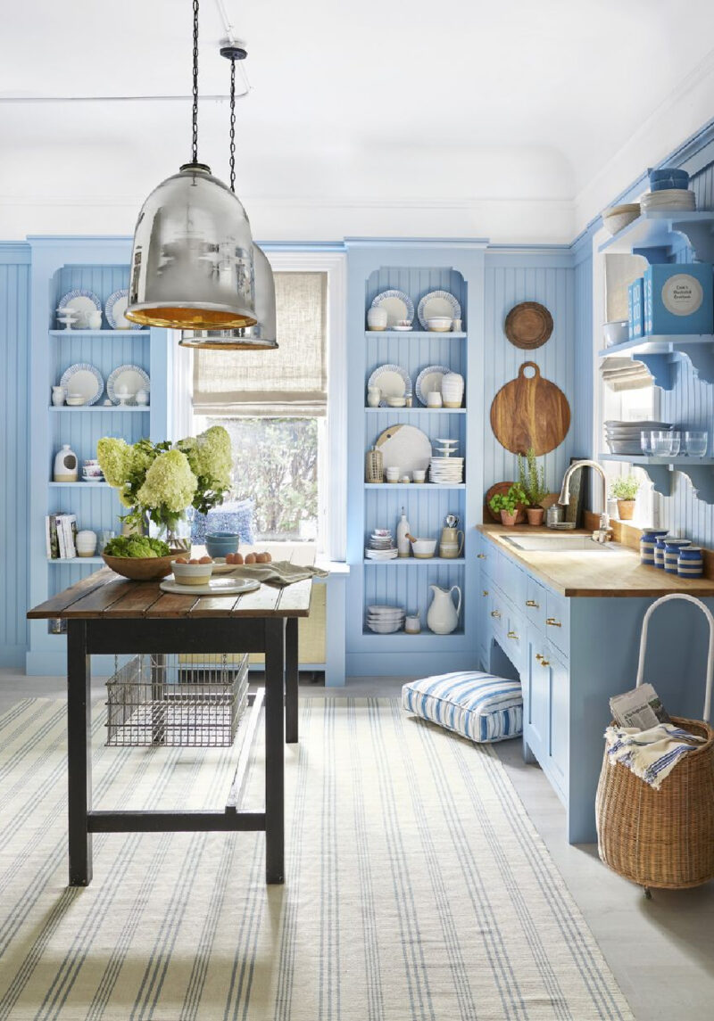 Blue Kitchen Inspiring Colors to Consider Now Hello Lovely