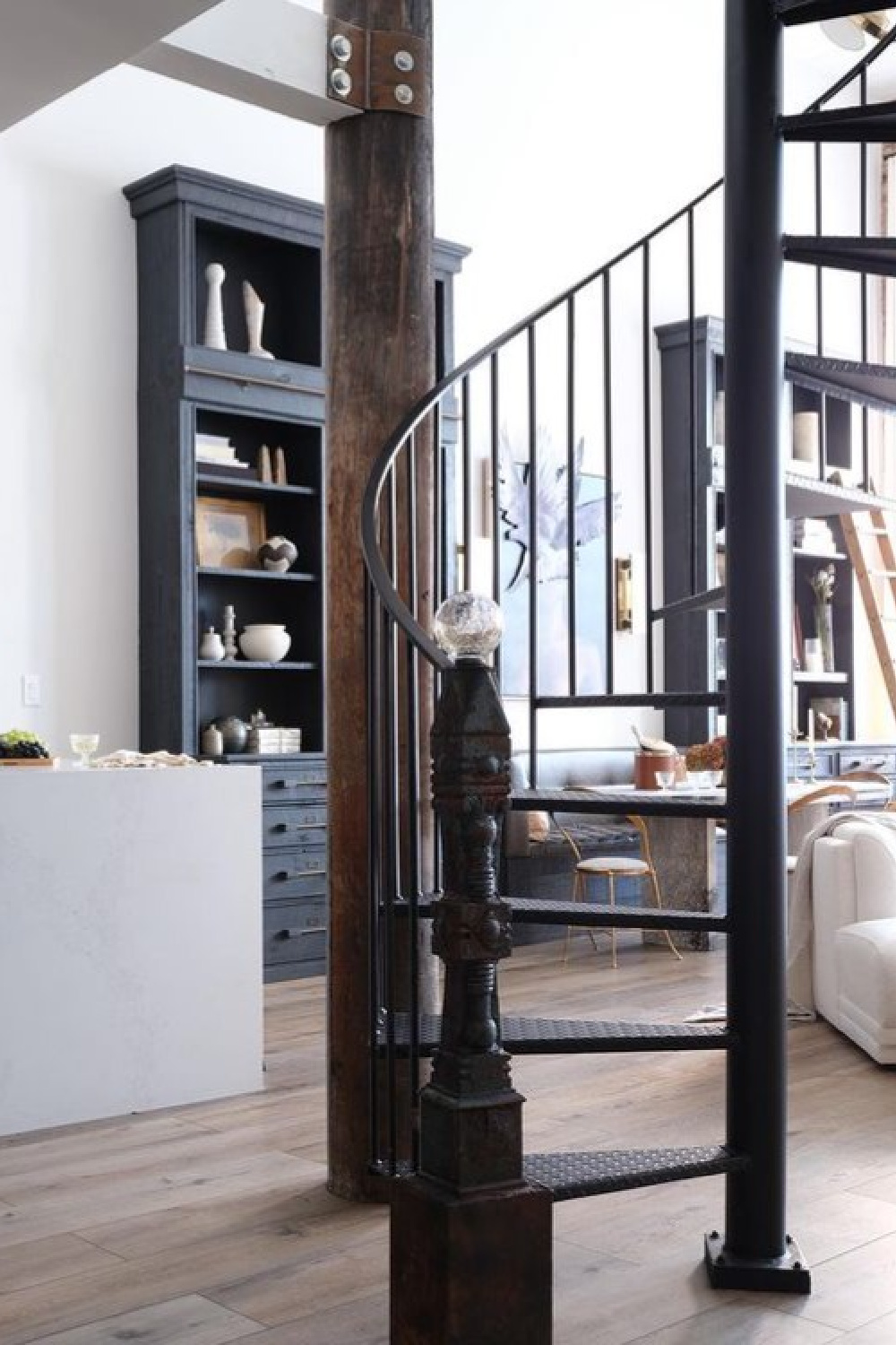 Beautiful Alison Victoria designed Atlanta loft on HTV's Windy City Rehab. Photo: Rustic White Interiors; Styling: Courtney Favini. House Beautiful.