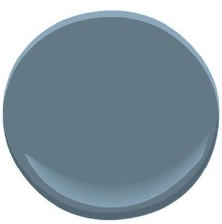 Philipsburg Blue from Benjamin Moore (HC-159) paint color swatch. #philipsburgblue