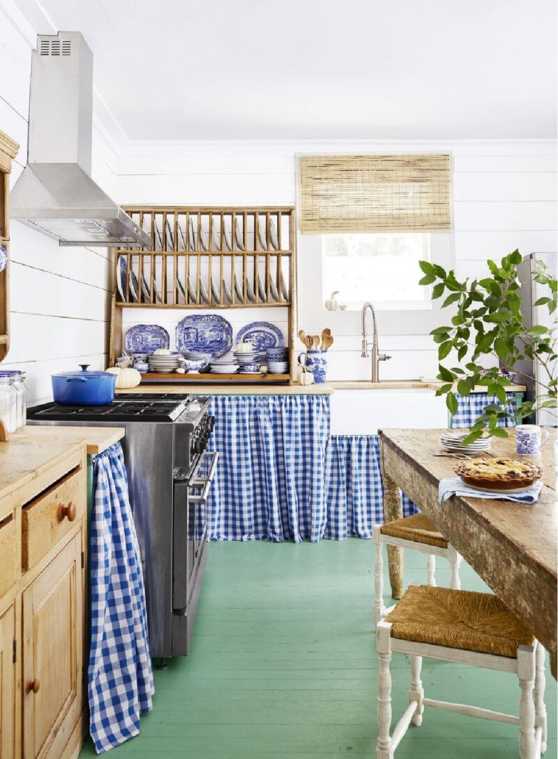 Kitchen Paint Colors in Blues & Greens to Energize Designs Hello Lovely