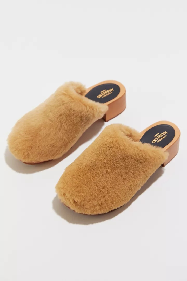 Swedish Hasbeens Fluff Clogs, Urban Outfitters