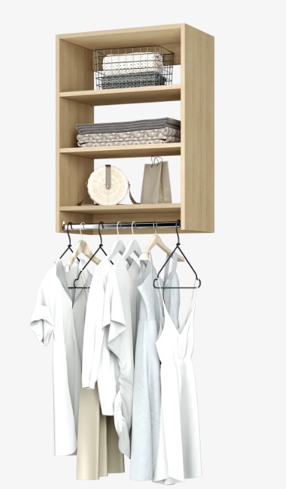 Modular Closets Hanging Closet Organizer