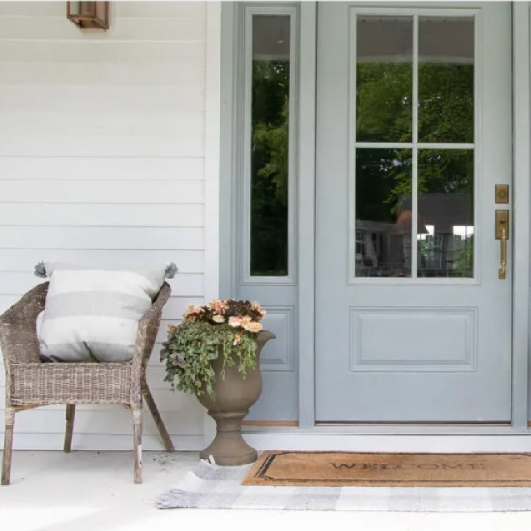 Boothbay Gray paint color - Seeking Lavender Lane.