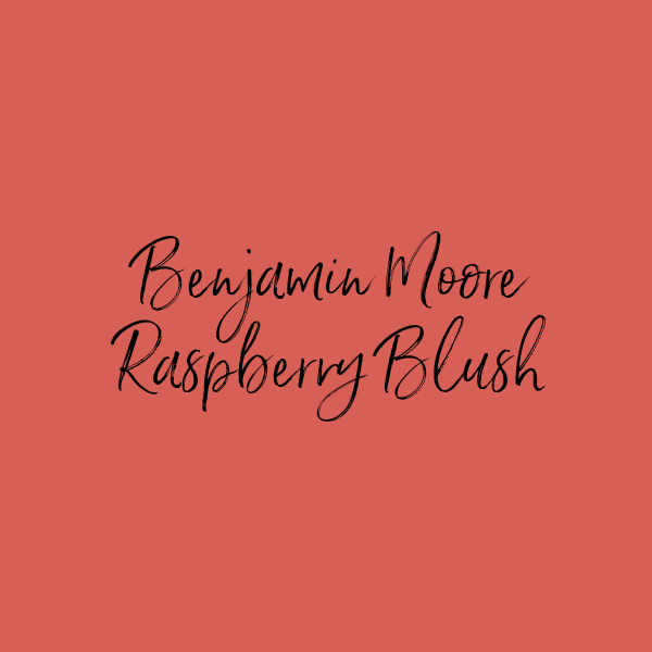 Raspberry Blush Benjamin Moore 2023 paint color of the year. #raspberryblush #paintcolors